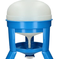 Euro Joe Pluimvee Drinktoren 20 L Blauw Met Sifon Op Pootjes