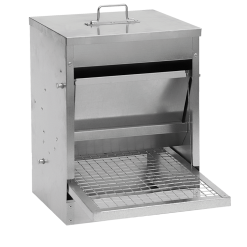 Euro Joe Pluimvee Voerstation 10 Kg Gegalv. Metaal