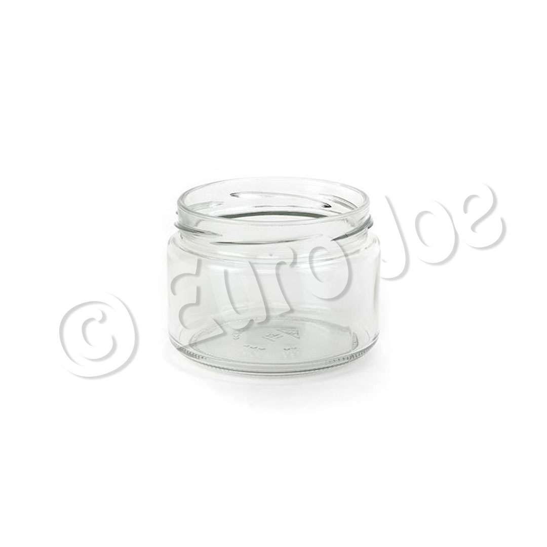 275 ml Twist-off round clear glass jar Euro Joe 275 Ml Twist-off Round Clear Glass Jar -Euro Joe shop 275ml Twist off pot 02