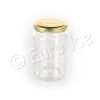 Euro Joe 370 Ml Twist-off Round Clear Glass Jar -Euro Joe shop 370ml Twist off pot 01