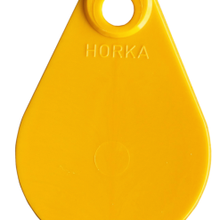 Euro Joe Nekplaatje Blanco Geel