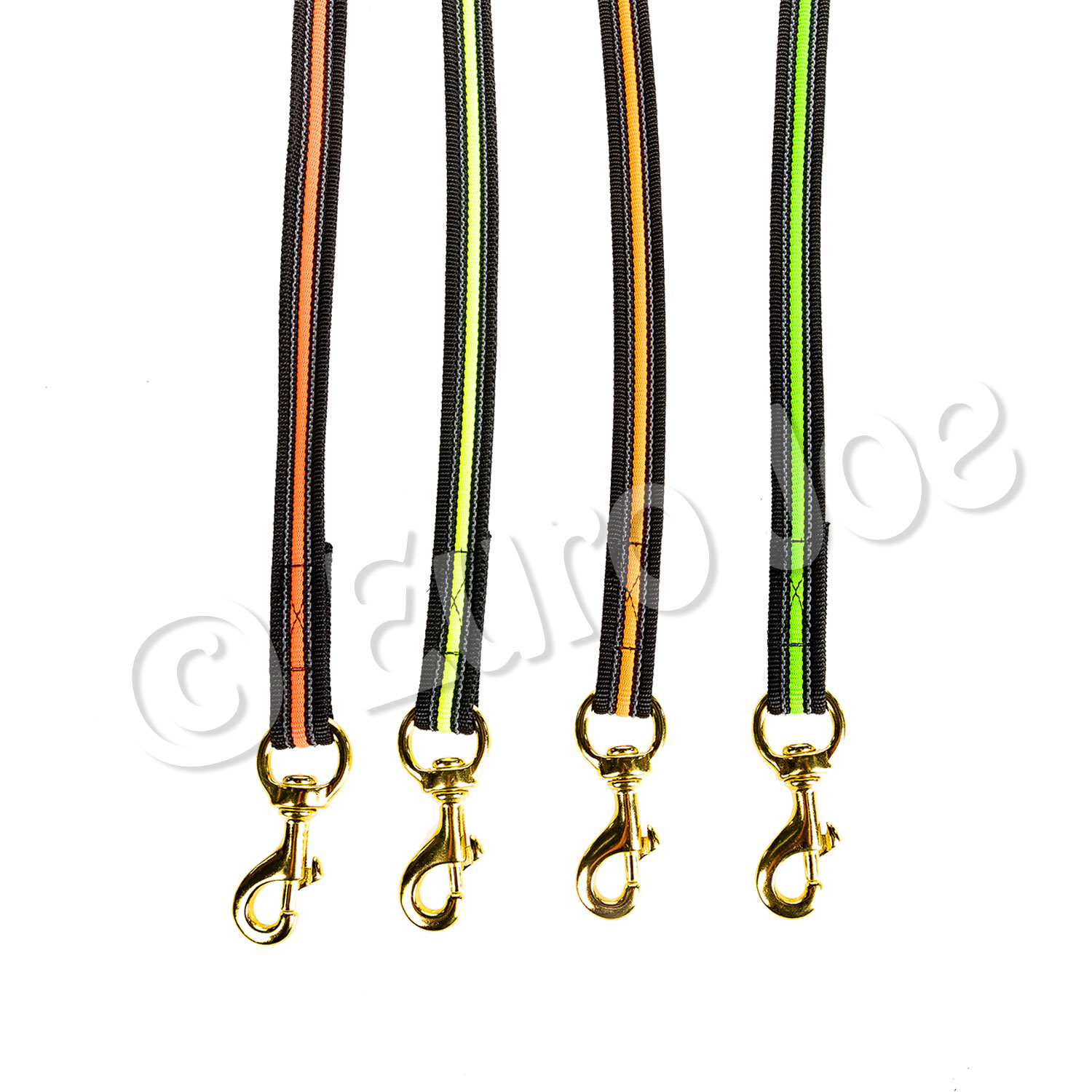 Black-Neon leash with handle Euro Joe Black-Neon Leash With Handle -Euro Joe shop Black neon 16