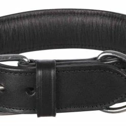 Euro Joe Active Collar, Leather Black