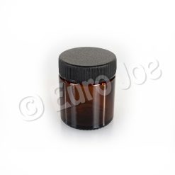 Euro Joe 30 Ml Round Ointment Jar, Brown Glass
